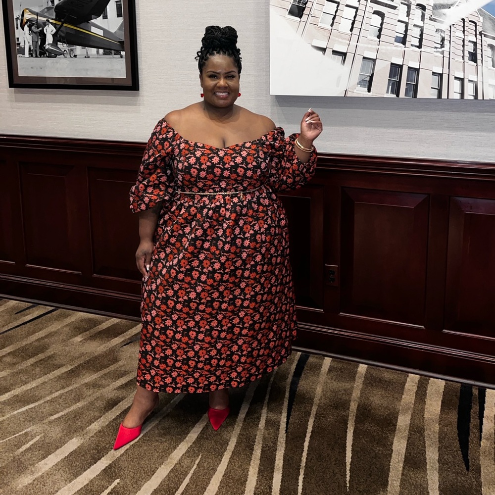 Sugarlips Floral Off-Shoulder Maxi Dress